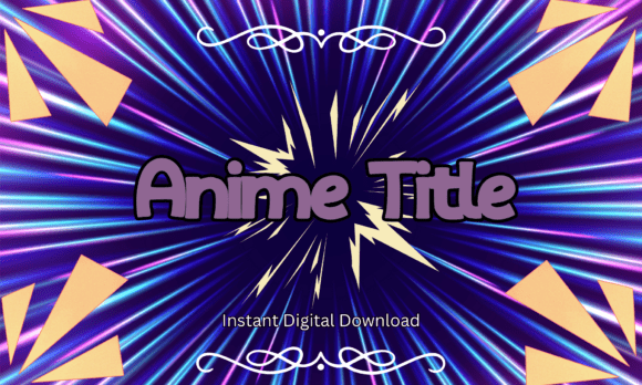 Anime Title Font: Bold & Playful