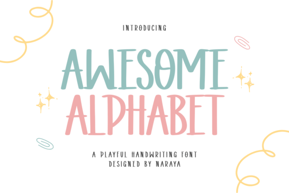 Awesome Alphabet Font