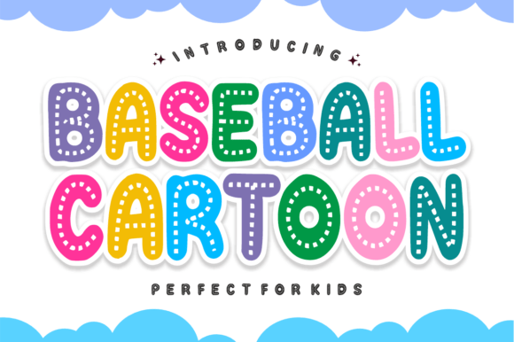 Baseball Cartoon Font