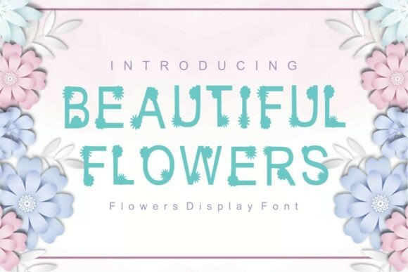 Beautiful Flowers Font