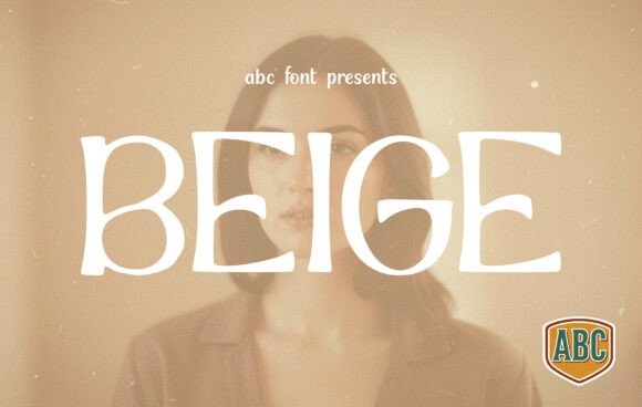 Beige Font for Elegant Design