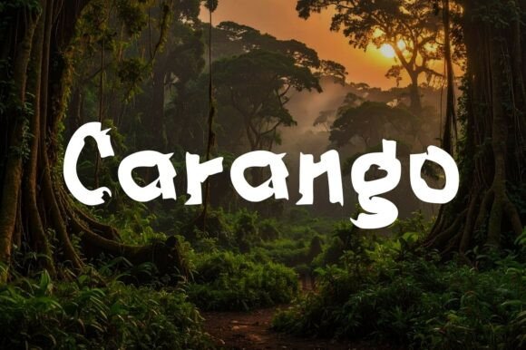 Carango: A Nature-Inspired Display Font