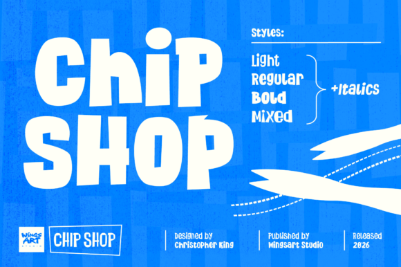 Chip Shop Font for Creative Design