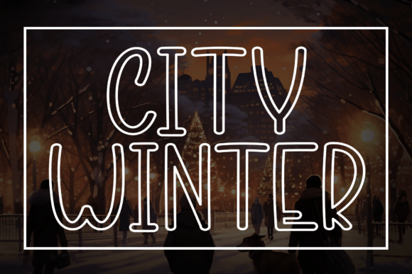 City Winter Font for Business Branding