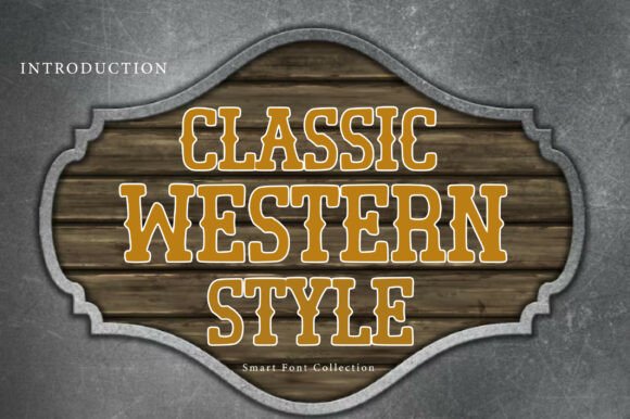 Classic Western Style Font