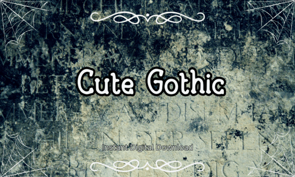 Cute Gothic Font for Stylish Branding
