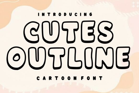 Cutes Outline Font for Creative Brands