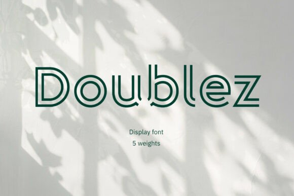 Doublez: A Premium Display Font for Business Branding