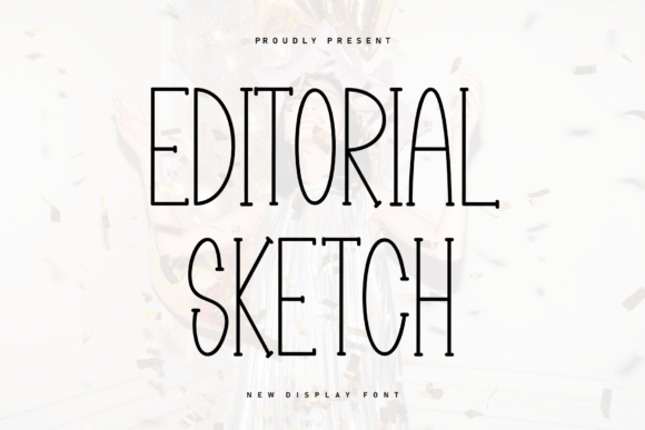 Editorial Sketch Font for Business Branding