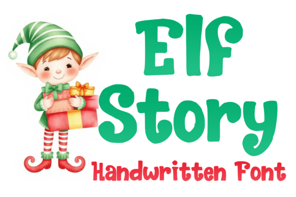 Elf Story Font for Festive Campaigns