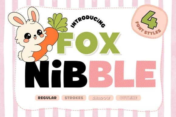 Fox Nibble Font for Creative Brands