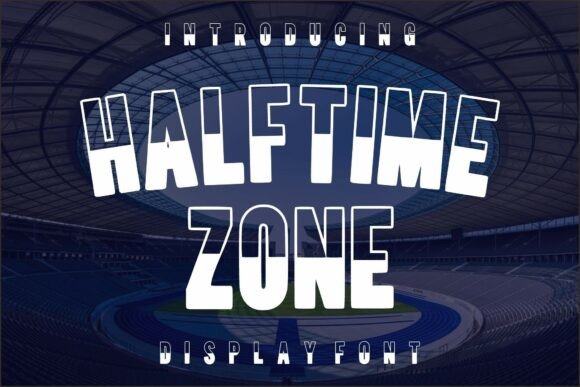 Halftime Zone Font for Bold Branding
