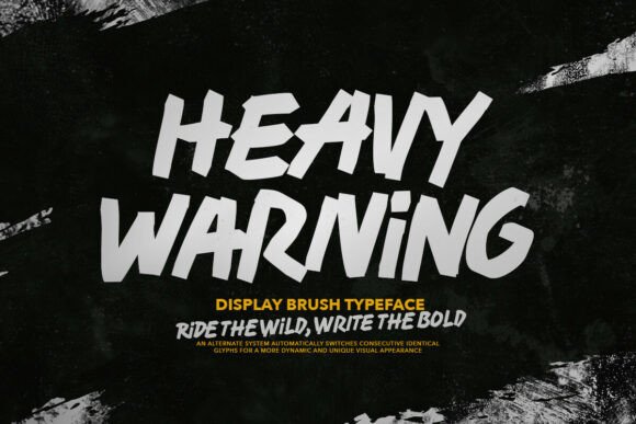 Heavy Warning Font for Bold Branding