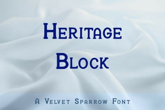 Heritage Block Font for Bold Campaigns