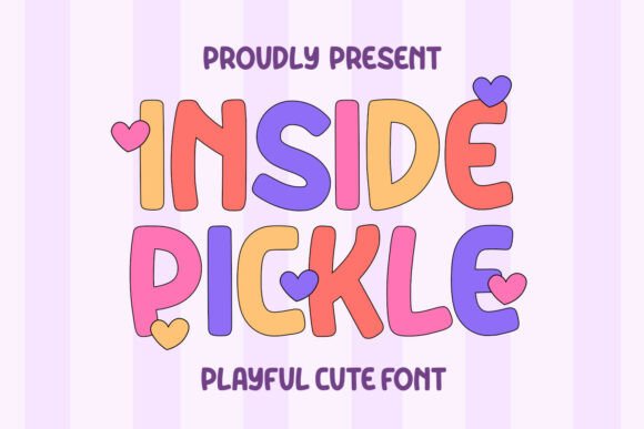 Inside Pickle Font for Web Design