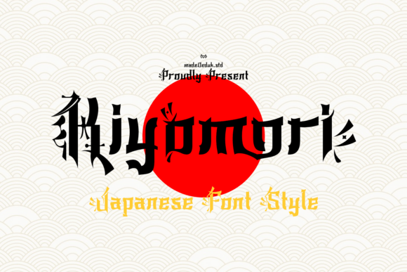 Kiyomori Font: Bold and Elegant