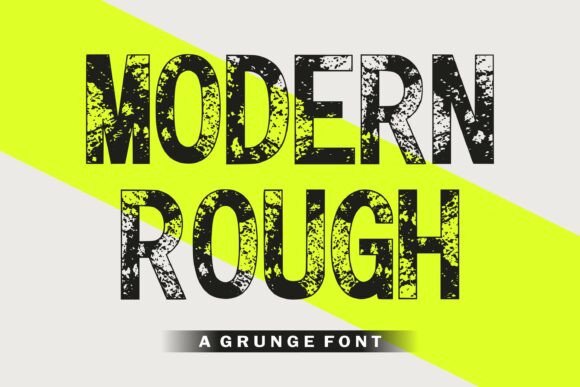 Modern Rough Font for Bold Branding