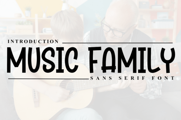 Music Family Font for Creative Projects