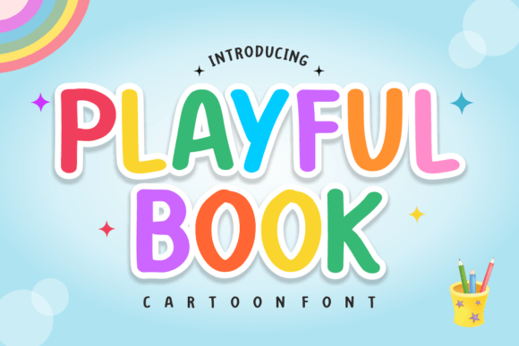 Playful Book Font for Creative Campaigns