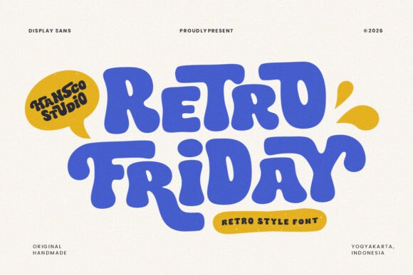 Retro Friday Font for Bold Branding