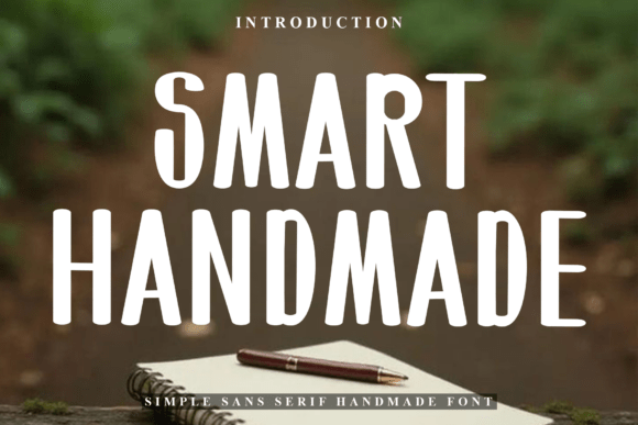 Smart Handmade Font for Festive Design