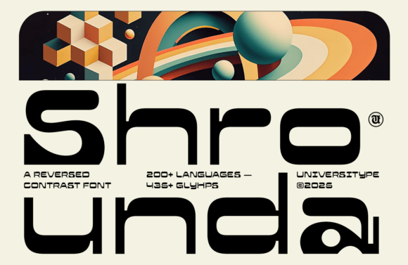 Ut Shrounda: Bold Display Font for Impactful Campaigns