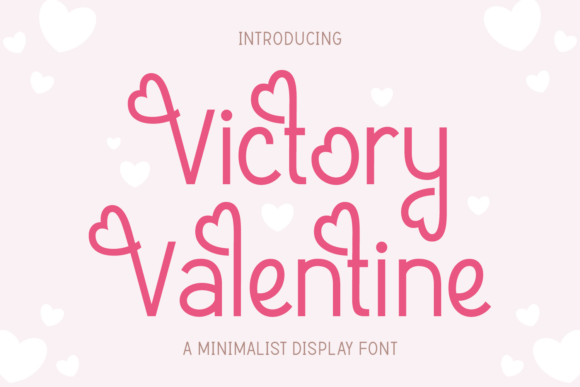Victory Valentine Font for Creative Projects