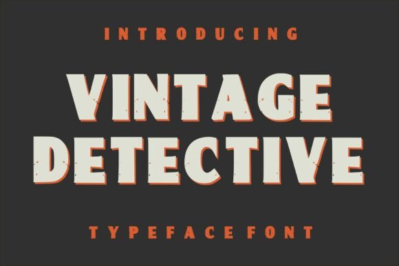 Vintage Detective Font