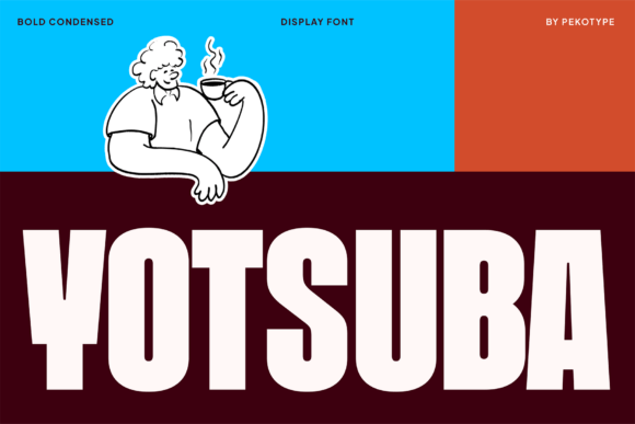 Yotsuba: A Bold Display Font for Modern Design